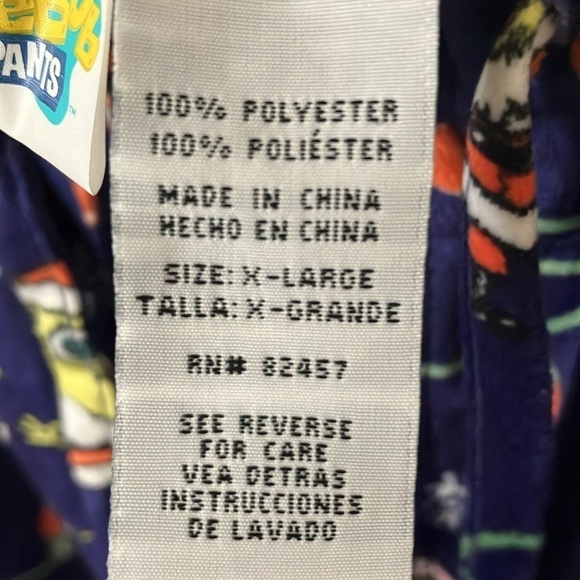 Nickelodeon: SpongeBob SquarePants Lounge Pants- Soft- pockets- XL - Picture 4 of 16